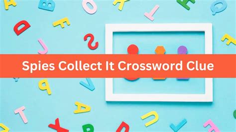 spies crossword clue